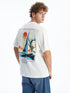 LC Waikiki Crew Neck Printed Combed Cotton Men's T-Shirt